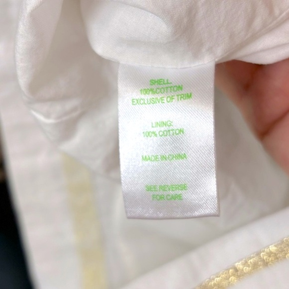 Lilly Pulitzer Lennox Resort White Gold Icing on the Cake Soutache Shift… - Picture 11 of 12
